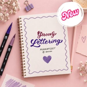 Groovy lettering munkafüzet